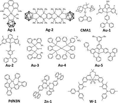 Recent Advances in Metal-TADF Emitters and Their Application in Organic Light-Emitting Diodes